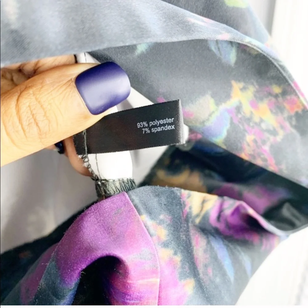 The Limited - Floral A-line Skirt - Size 8
